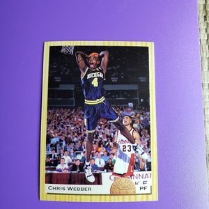 Chris Webber Rookie Card 1993 Classic Draft Picks